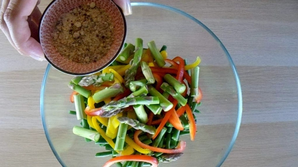 Add the remaining chicken seasoning.