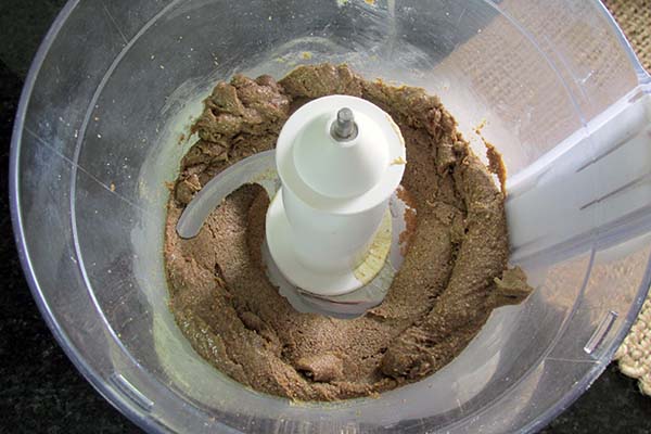 mix until thoroughly combined, it will start to clump together.