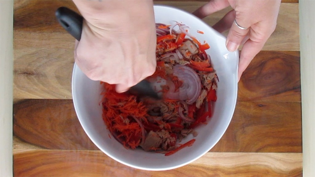 Mix everything together