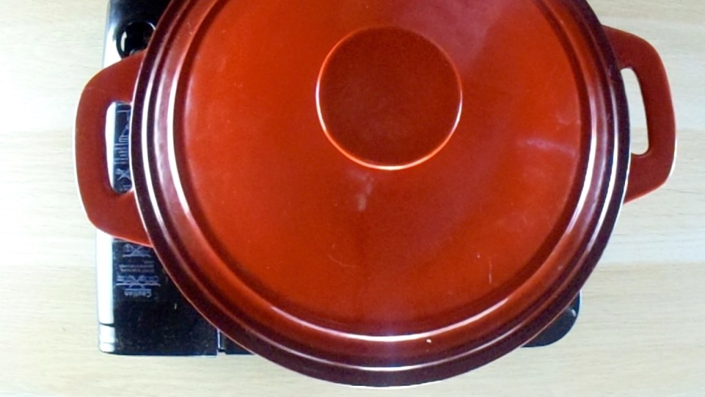 Cover the pot and let the chicken cook for 20 minutes.