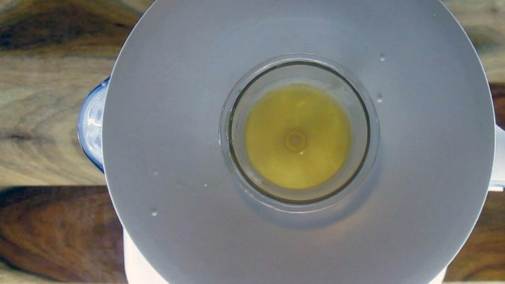 Adding the oil should take 3 minutes