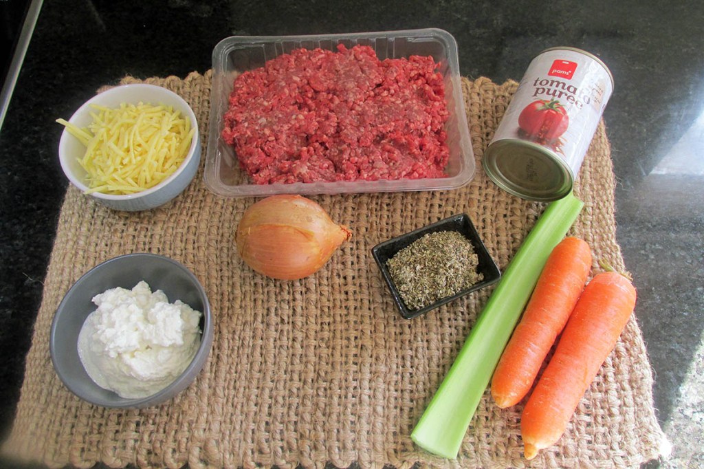 Lasagne ingredients