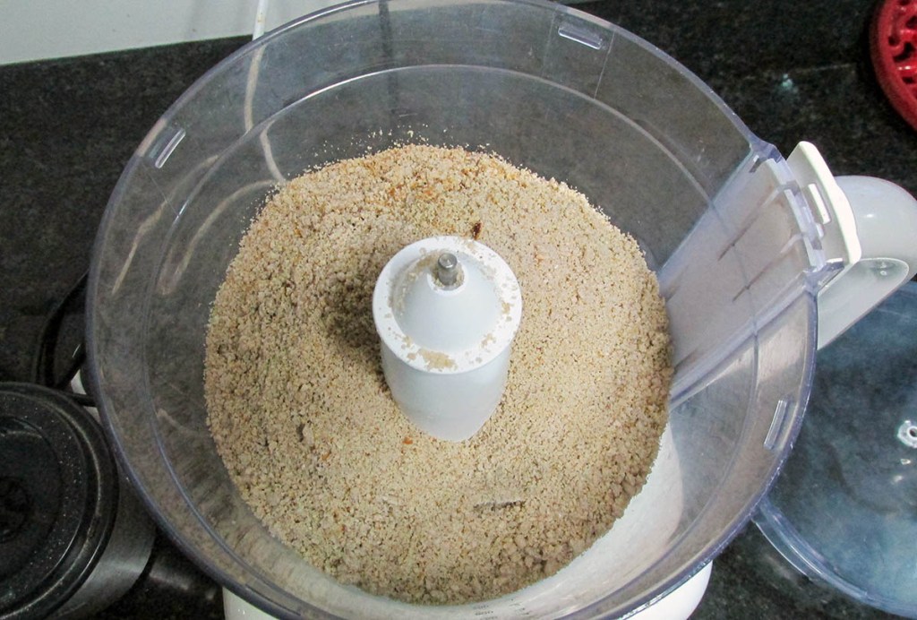 If you have used a spice mill move the seed powder to a food processor.