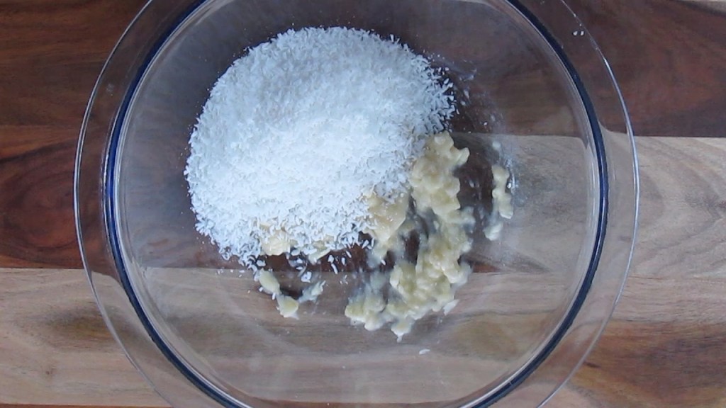 Add the coconut to the pan