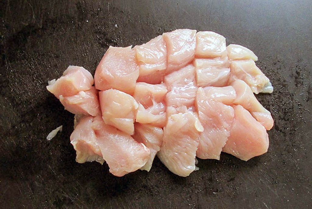 Nice chunks of chicken