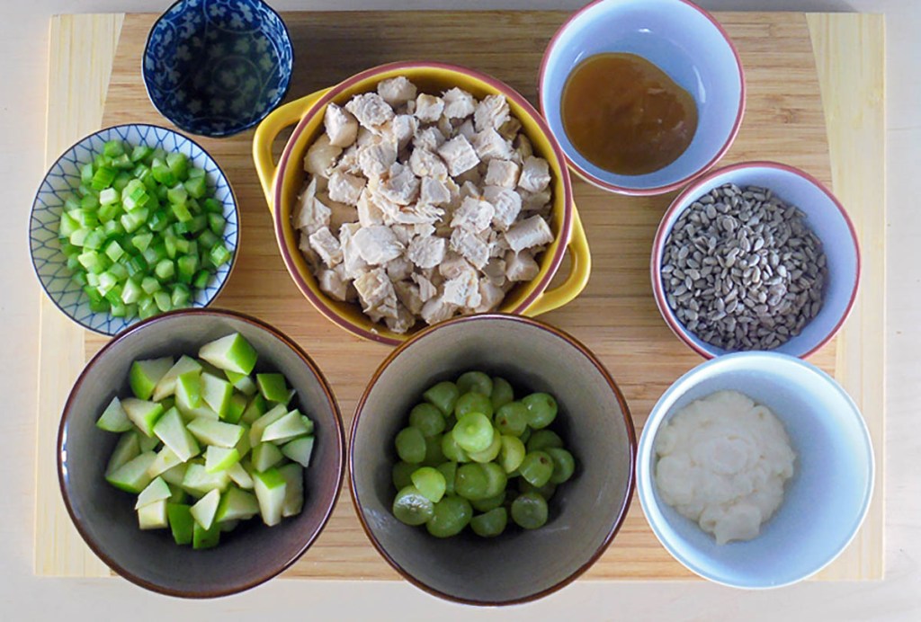 Chicken Waldorf salad ingredients