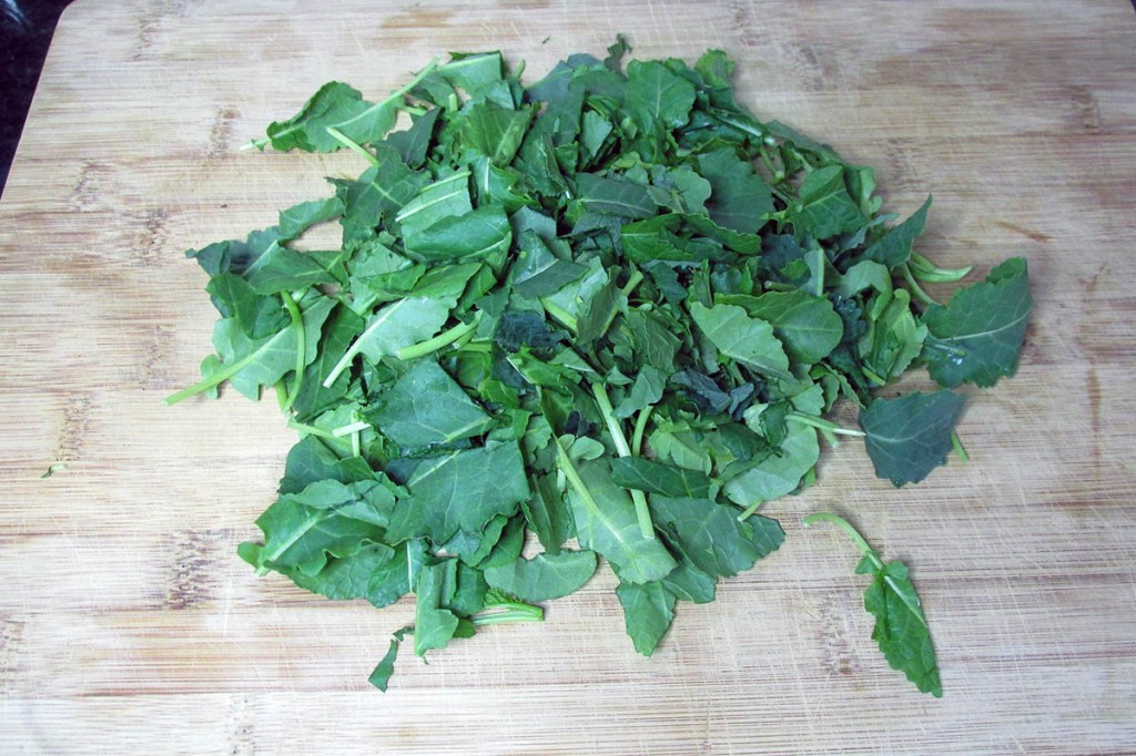 Chop the kale