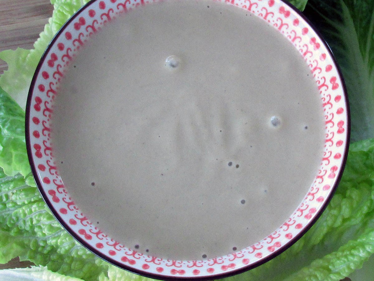 Caesar salad dressing