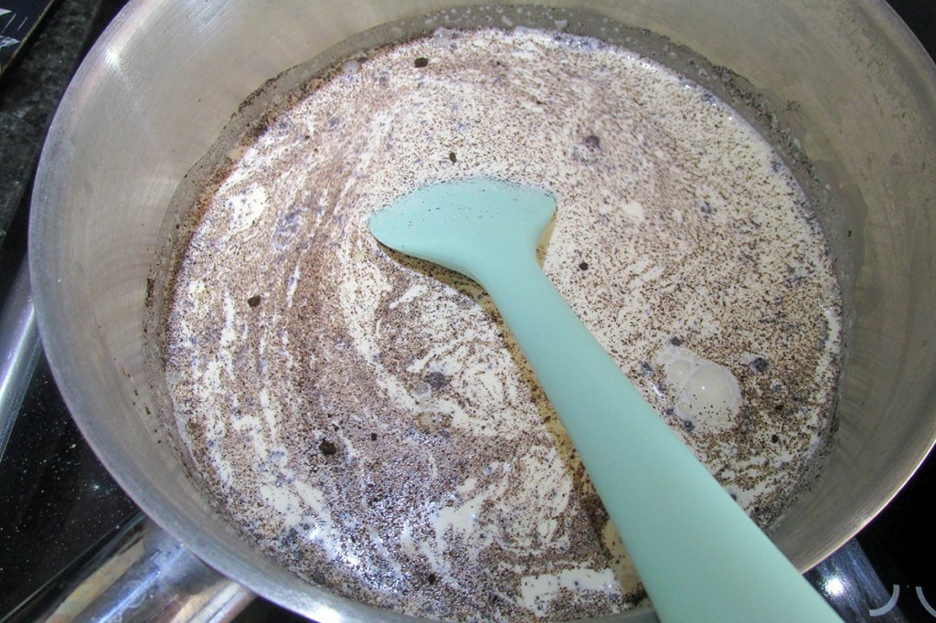 Stir until all of the honey is dissolved.