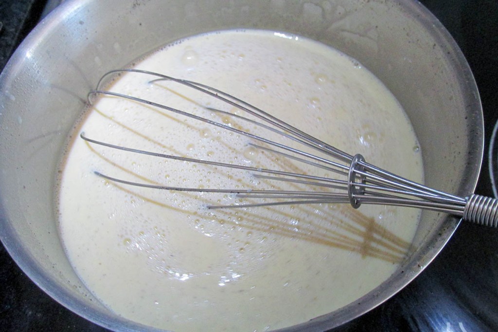 Watch the custard closely, keep stirring and remove it from the heat before it over cooks.