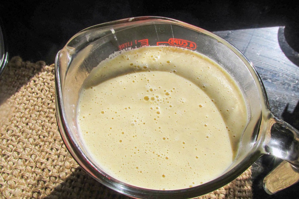 Thick and creamy custard