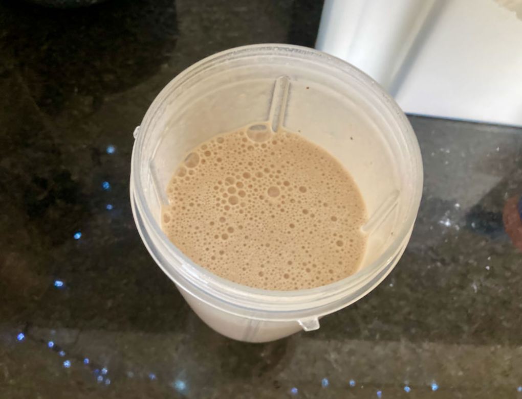 Everything should be thick and creamy