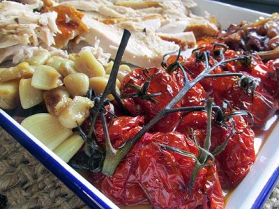 Italian roast chicken