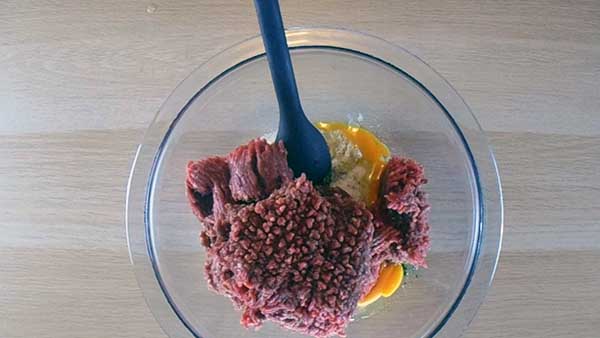 Add the meat to the bowl